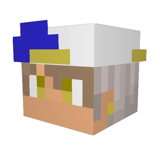 MoruqBahcivan Minecraft avatar head, 3D render