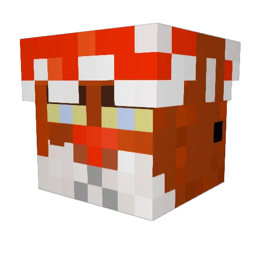Morusel_ Minecraft avatar head, 3D render