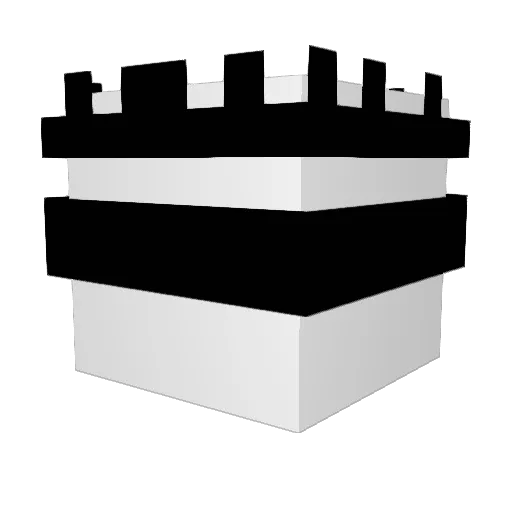 Morvek_ Minecraft avatar head, 3D render