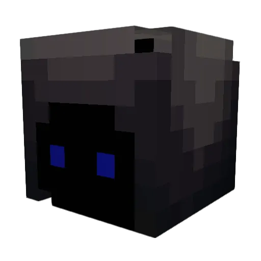 Morvir Minecraft avatar head, 3D render