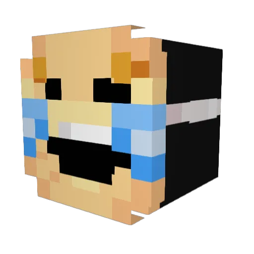 Morvxs Minecraft avatar head, 3D render