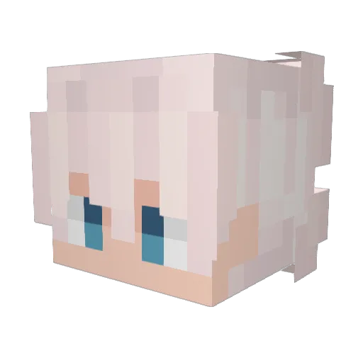 Morwelf Minecraft avatar head, 3D render
