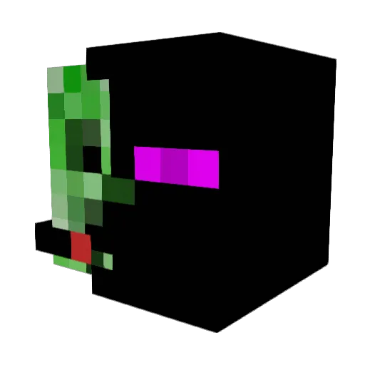 Mosa1010 Minecraft avatar head, 3D render