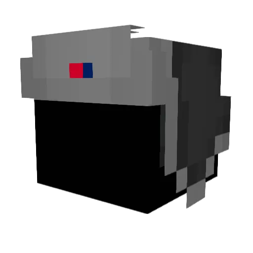 MosaicMint_work Minecraft avatar head, 3D render