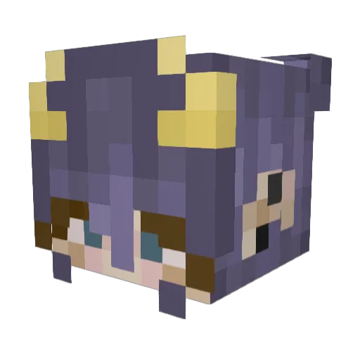 Mosca2002 Minecraft avatar head, 3D render