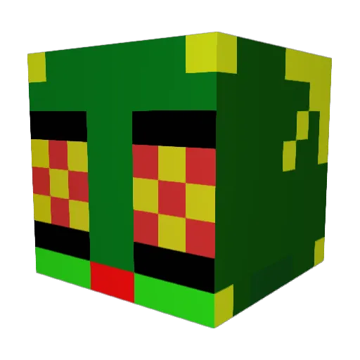 Mosca_Morta Minecraft avatar head, 3D render