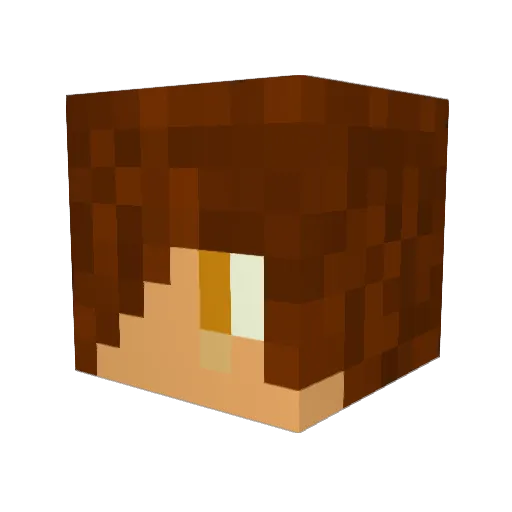 Moscato42 Minecraft avatar head, 3D render