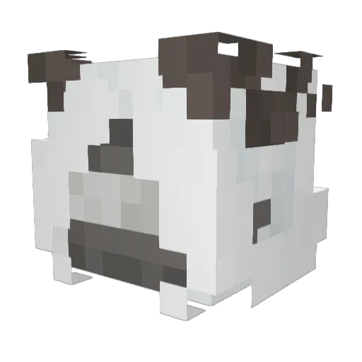 Moschiino Minecraft avatar head, 3D render