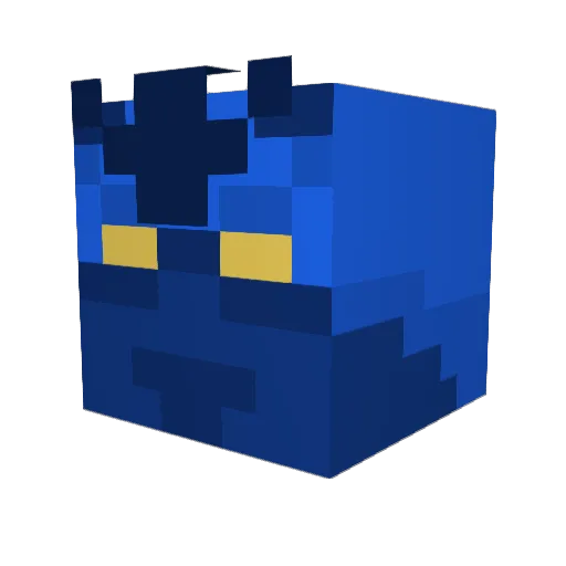 Mosenwraith Minecraft avatar head, 3D render