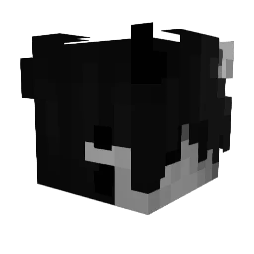 Moseok_XD Minecraft avatar head, 3D render