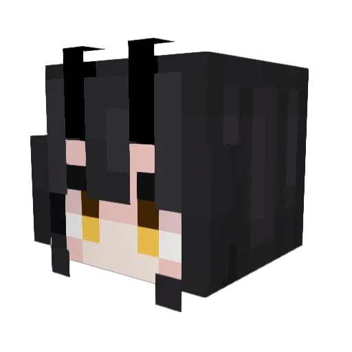 MoseyZ Minecraft avatar head, 3D render