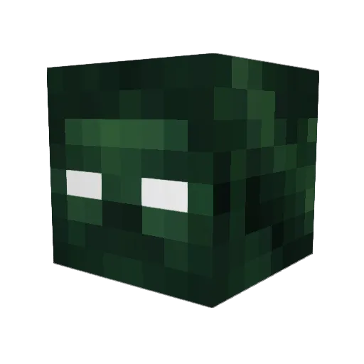 Mosh3D Minecraft avatar head, 3D render