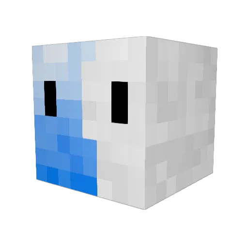 MoskalenkoV Minecraft avatar head, 3D render