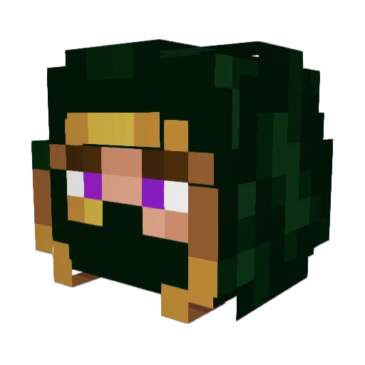 MoskauMaster Minecraft avatar head, 3D render