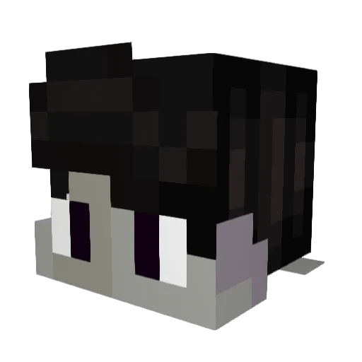 Mosoco09 Minecraft avatar head, 3D render