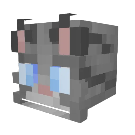 MosquitoMan_ Minecraft avatar head, 3D render