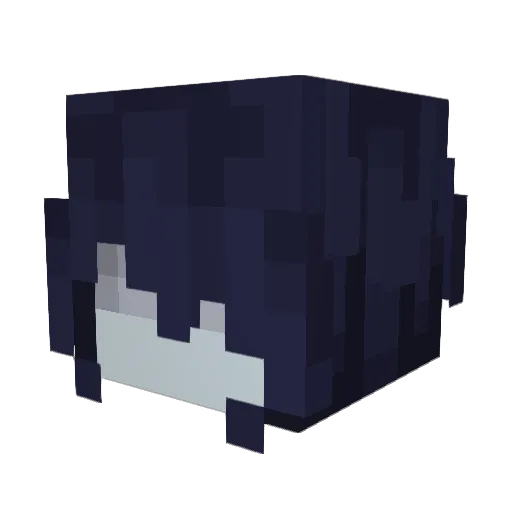 Mosrackyn Minecraft avatar head, 3D render