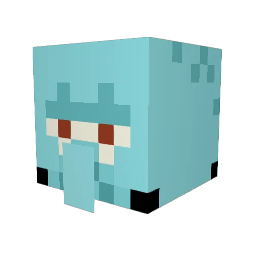 MossFizzle Minecraft avatar head, 3D render