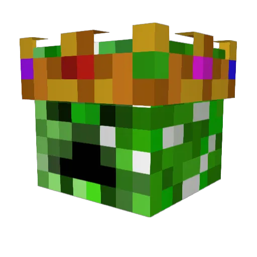 MossFlare Minecraft avatar head, 3D render
