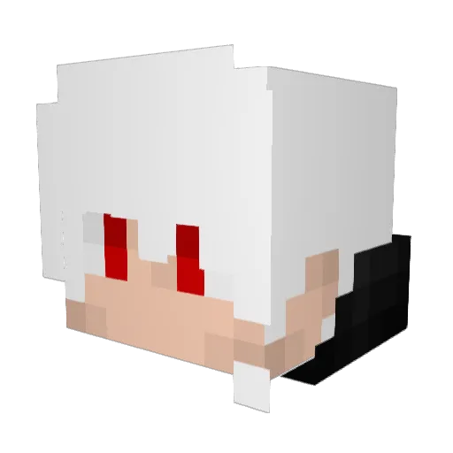 MossPaw_ Minecraft avatar head, 3D render