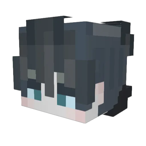 MossTrail Minecraft avatar head, 3D render