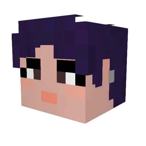 MossadGaming_YT Minecraft avatar head, 3D render