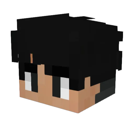 MostAccused__ Minecraft avatar head, 3D render