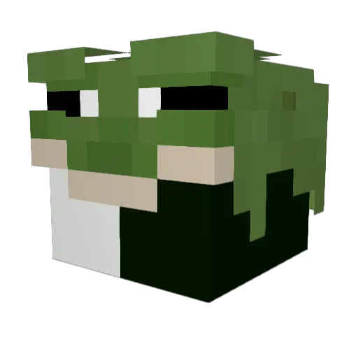 Mosterslayer Minecraft avatar head, 3D render