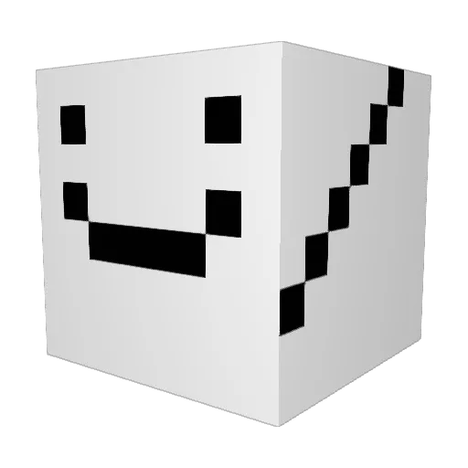 Mosyyz Minecraft avatar head, 3D render