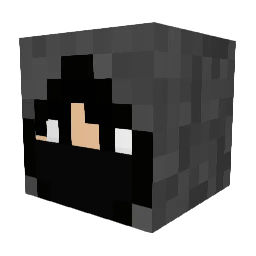 MotU_ Minecraft avatar head, 3D render