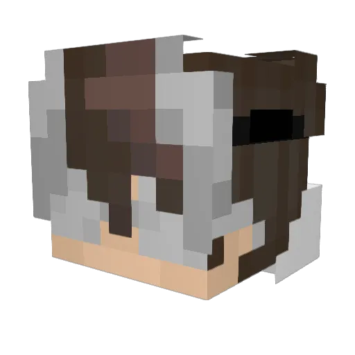 Motachi0406 Minecraft avatar head, 3D render