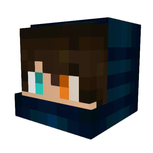 Motaz21 Minecraft avatar head, 3D render