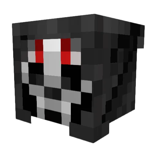 MoteInGodsEye Minecraft avatar head, 3D render