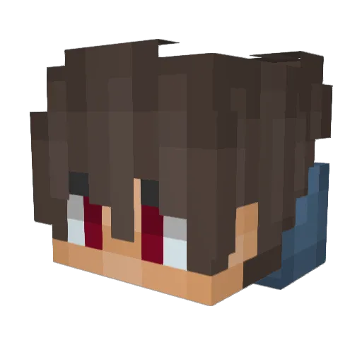 Motenboss1 Minecraft avatar head, 3D render