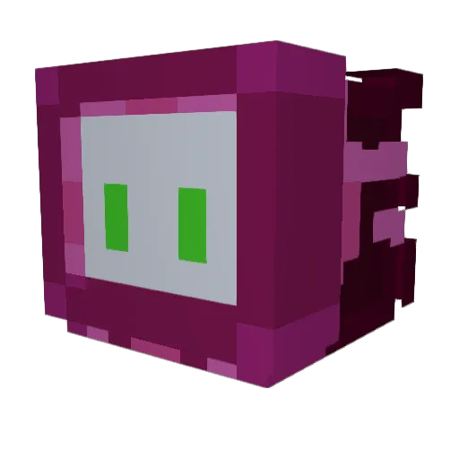 MothOfArda Minecraft avatar head, 3D render