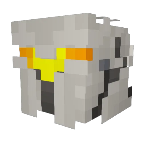 MothWZD Minecraft avatar head, 3D render