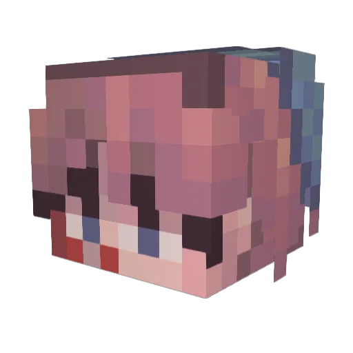 Moth_The_Idiot Minecraft avatar head, 3D render