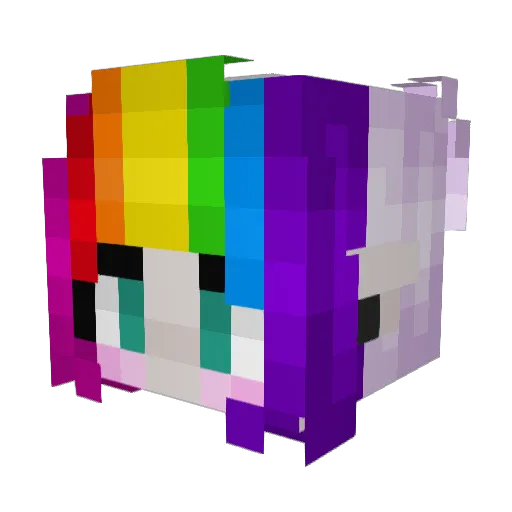 MotherMother89 Minecraft avatar head, 3D render