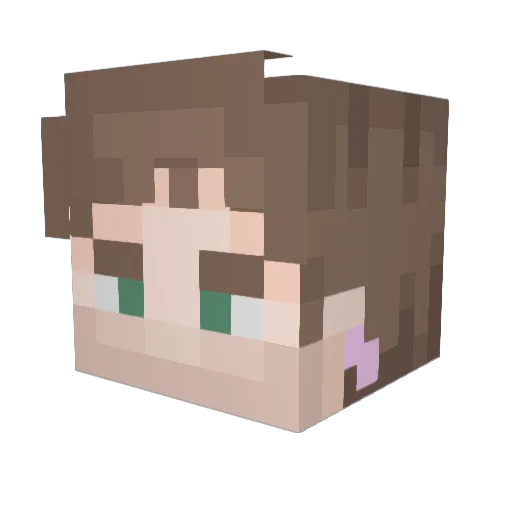 Mother_Drew Minecraft avatar head, 3D render