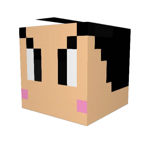 Mother_Earth Minecraft avatar head, 3D render