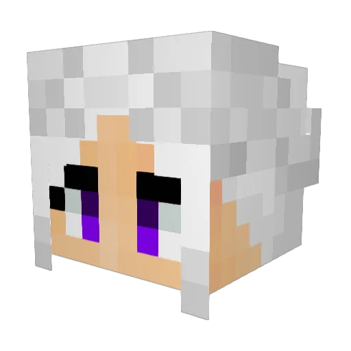 Mother_Gaia Minecraft avatar head, 3D render