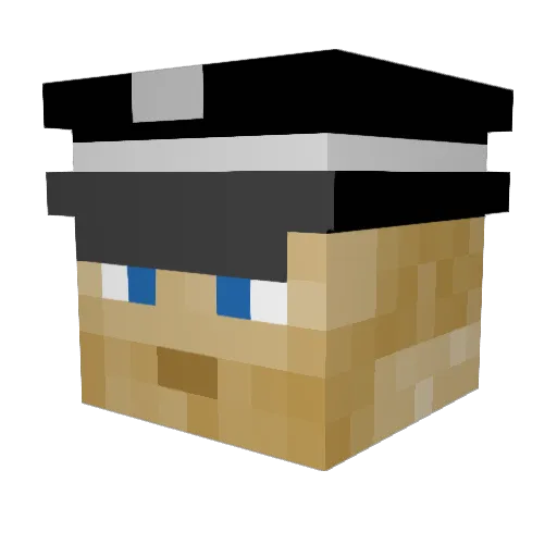 Motherland188 Minecraft avatar head, 3D render
