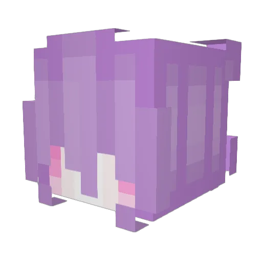Mothin Minecraft avatar head, 3D render