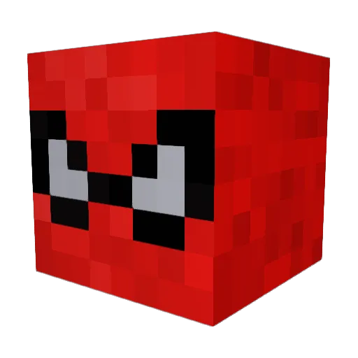 MothmanBigfoot Minecraft avatar head, 3D render