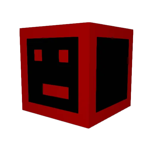 Mothra64 Minecraft avatar head, 3D render