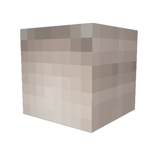 MothsPaws Minecraft avatar head, 3D render