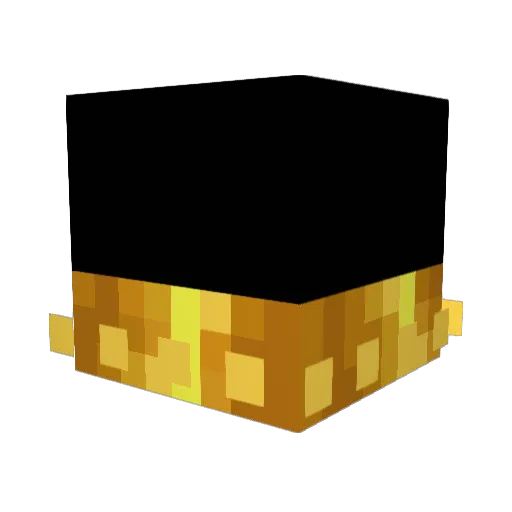 MothyMonochrome Minecraft avatar head, 3D render