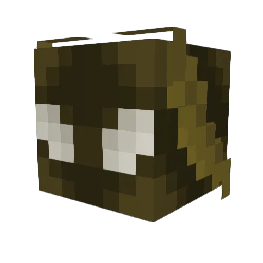 Mothygamers Minecraft avatar head, 3D render