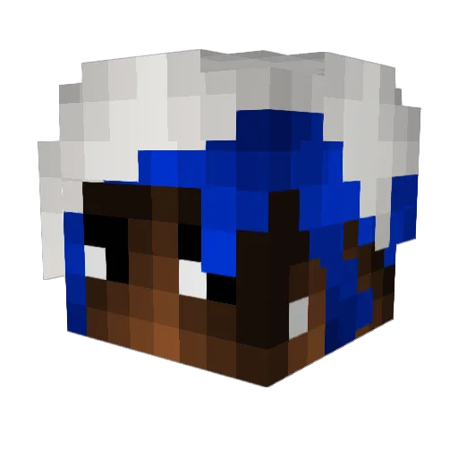 Motion_734 Minecraft avatar head, 3D render