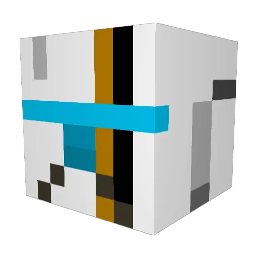 Motitz16 Minecraft avatar head, 3D render